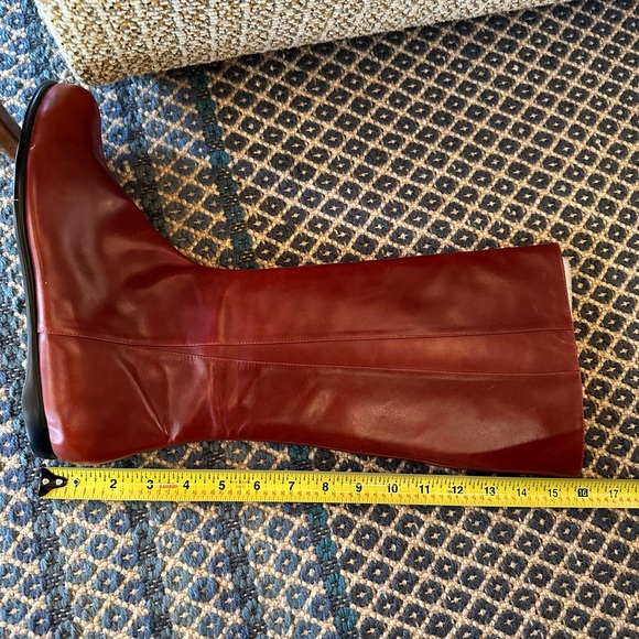 NWT 👢TARYN WOMENS HELIUM TALL BOOT IN BRANDY COLOR SIZE 9.5 WITH SIDE ZIPPERS - Picture 12 of 16